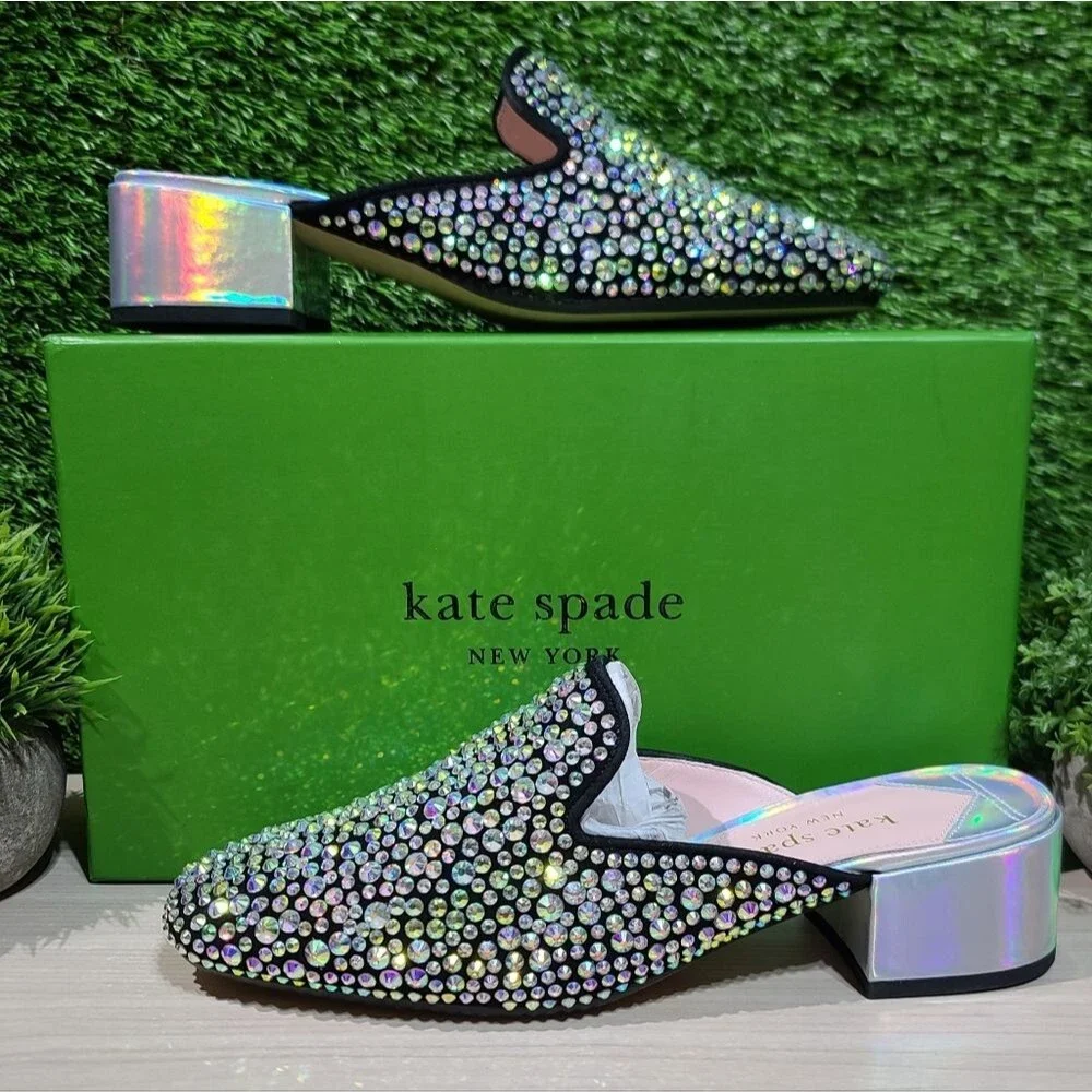 Kate Spade New York Life Of The Party Pavé Mules US 8 B New